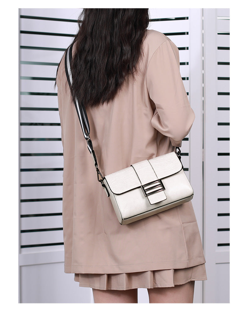 レディースバッグおしゃれ本革鰐柄ワンショルダーバッグブロードバンド何とでも合うトレンドショルダーバッグ.ポシェット