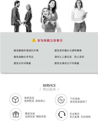 AOMIDIOR女性イヤリング 高級感 気質 精緻 レディーファッション耳飾り CDEH0002