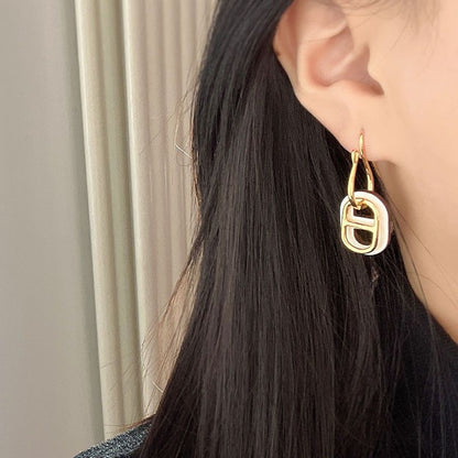 AOMIDIOR女性イヤリング 高級感 気質 精緻 レディーファッション耳飾り