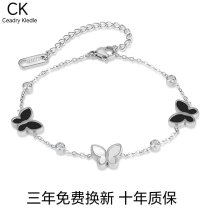 Ceadry kledle日韓風デザイン感蝶気質色落ちしない女性ブレスレット