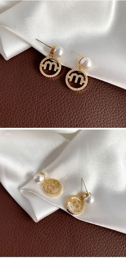 AOMIDIORレディーファッション高級感耳飾り 気質 精緻女性イヤリング EH0100