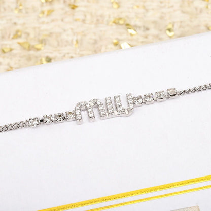 MIUMIUレディーファッション手飾り 高級感 気質 女性ブレスレット SL0005