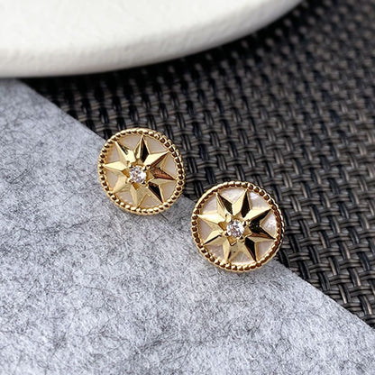 AOMIDIORレディーファッション高級感耳飾り 気質 精緻女性イヤリング EH0097