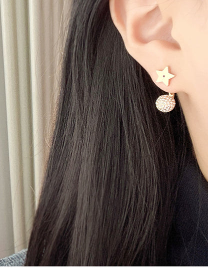 AOMIDIOR女性イヤリング 高級感 気質 精緻 レディーファッション耳飾り CDEH0083