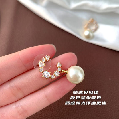 AOMIDIOR女性イヤリング 高級感 気質 精緻 レディーファッション耳飾り CDEH0098