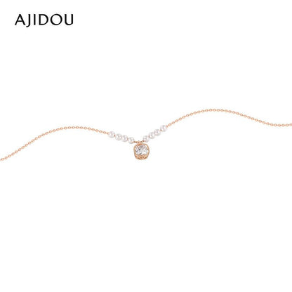 AJIDOU925シルバー優雅スタイリッシュなネックレス贈り物