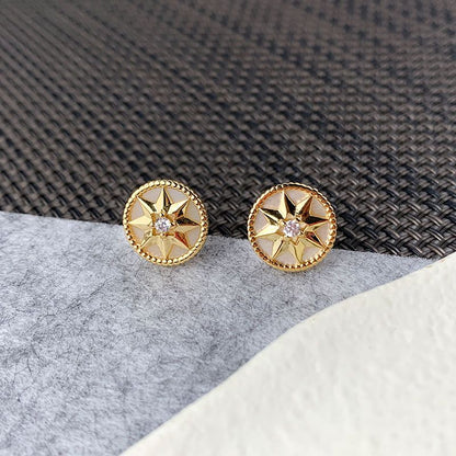 AOMIDIORレディーファッション高級感耳飾り 気質 精緻女性イヤリング EH0097