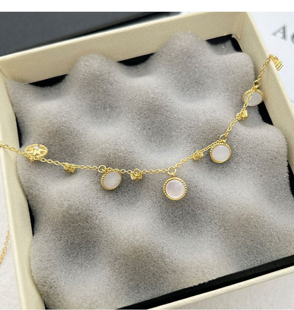 AOMIDIOR 女性ネックレス  気質 精緻 レディーファッション高級感鎖骨チェーン