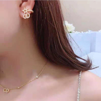 AOMIDIORレディーファッション高級感耳飾り 気質 精緻女性イヤリング EH0110