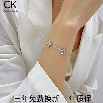 Ceadry kledle レディー ブレスレット ファッション 四葉草 女の子 手飾り