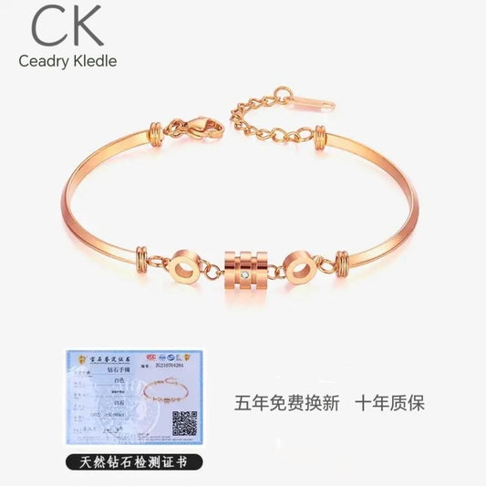 Ceadry kledle 女性ブレスレット軽量 贅沢 精緻ファッション 腕輪   親友彼女にプレゼント