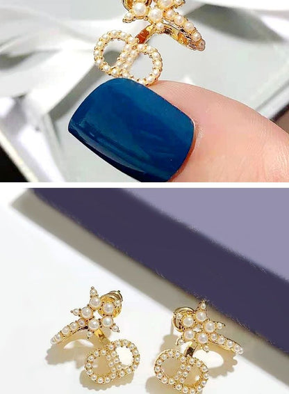 AOMIDIORレディーファッション高級感耳飾り 気質 精緻女性イヤリング EH0110