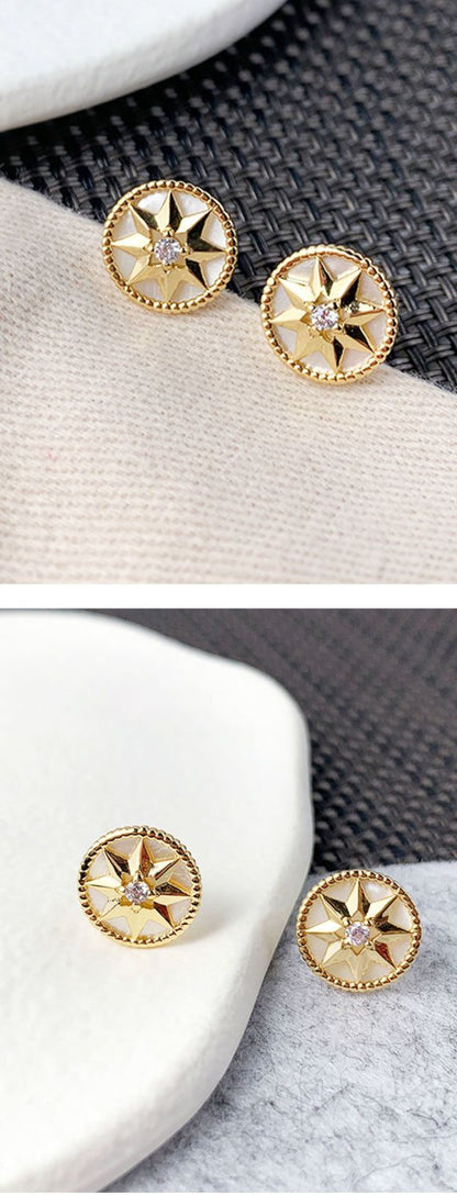 AOMIDIORレディーファッション高級感耳飾り 気質 精緻女性イヤリング EH0097