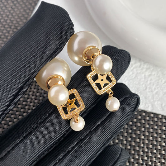 AOMIDIORレディーファッション高級感耳飾り 気質 精緻女性イヤリング EH0145