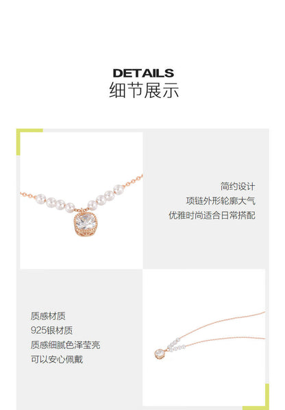 AJIDOU925シルバー優雅スタイリッシュなネックレス贈り物