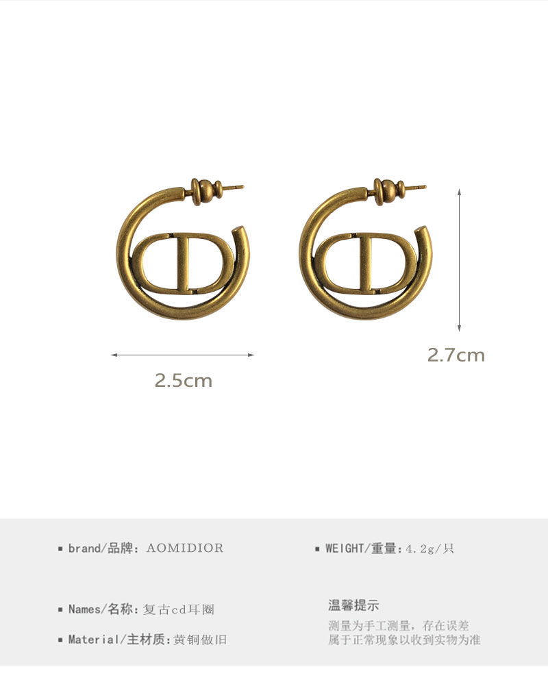 AOMIDIOR女性イヤリング 高級感 気質 精緻 レディーファッション耳飾り CDEH0094