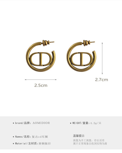 AOMIDIOR女性イヤリング 高級感 気質 精緻 レディーファッション耳飾り CDEH0094
