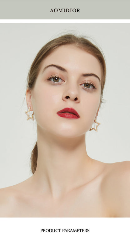 AOMIDIORレディーファッション高級感耳飾り 気質 精緻女性イヤリング EH0142