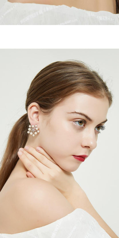 AOMIDIORレディーファッション高級感耳飾り 気質 精緻女性イヤリング EH0136