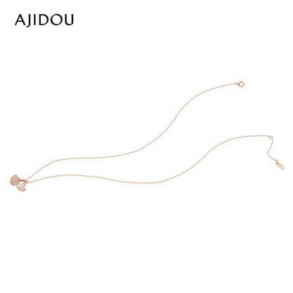 AJIDOU925シルバー優雅スタイリッシュネックレス贈り物