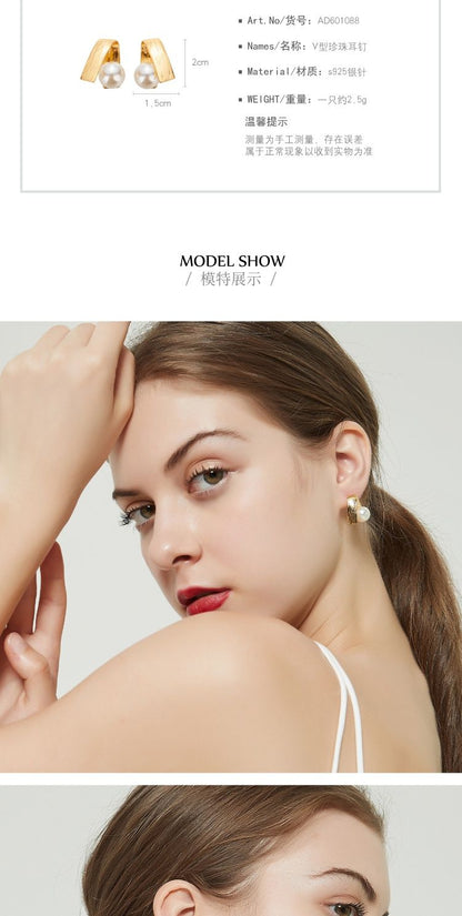AOMIDIORレディーファッション高級感耳飾り 気質 精緻女性イヤリング EH0141