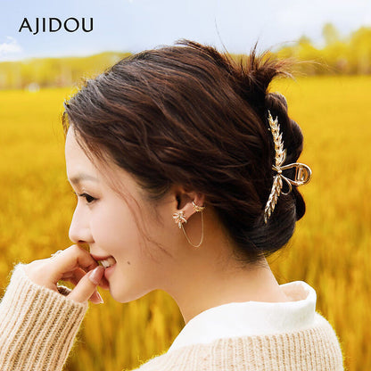 おしゃれな麦の穂つかみヘアピンプレゼント