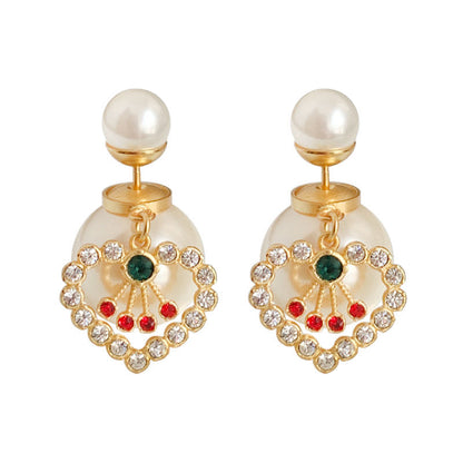 AOMIDIORレディーファッション高級感耳飾り 気質 精緻女性イヤリング EH0092