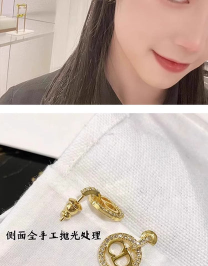 AOMIDIOR女性イヤリング 高級感 気質 精緻 レディーファッション耳飾り CDEH0086