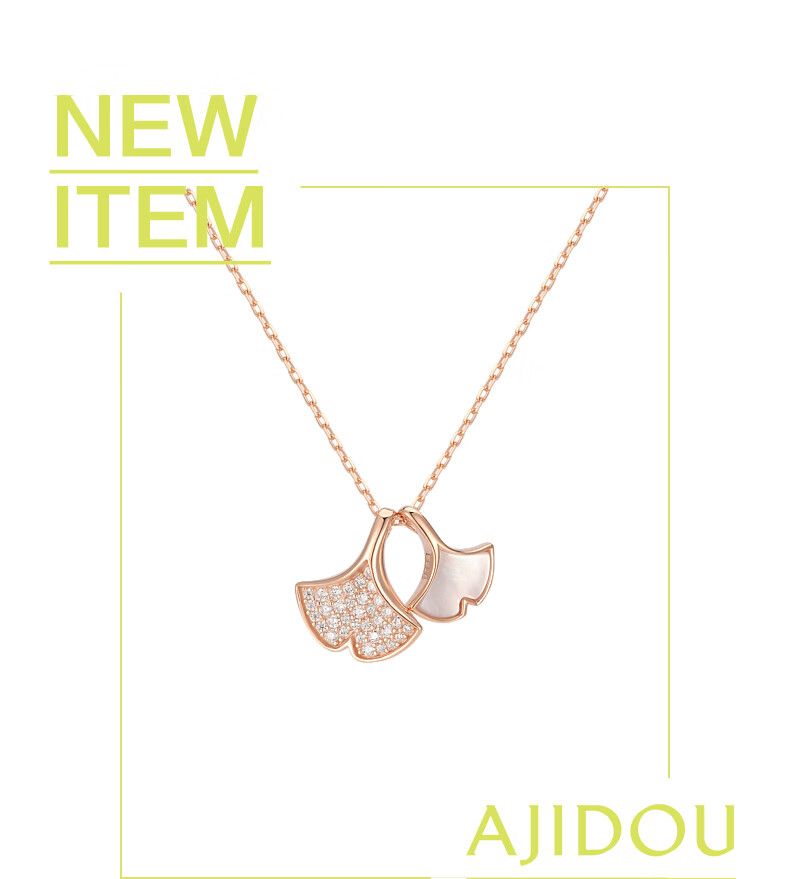 AJIDOU925シルバー優雅スタイリッシュネックレス贈り物