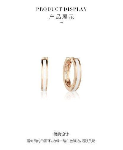 AJIDOU シンプルリングファッション女性イヤリング贈り物