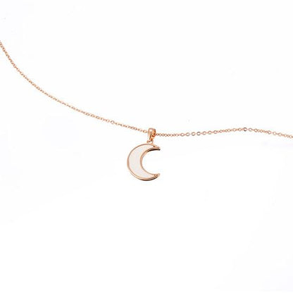 AJIDOUきらきら星月彩貝ネックレスシンプル気質個性鎖骨チェーン贈り物