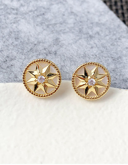 AOMIDIORレディーファッション高級感耳飾り 気質 精緻女性イヤリング EH0097