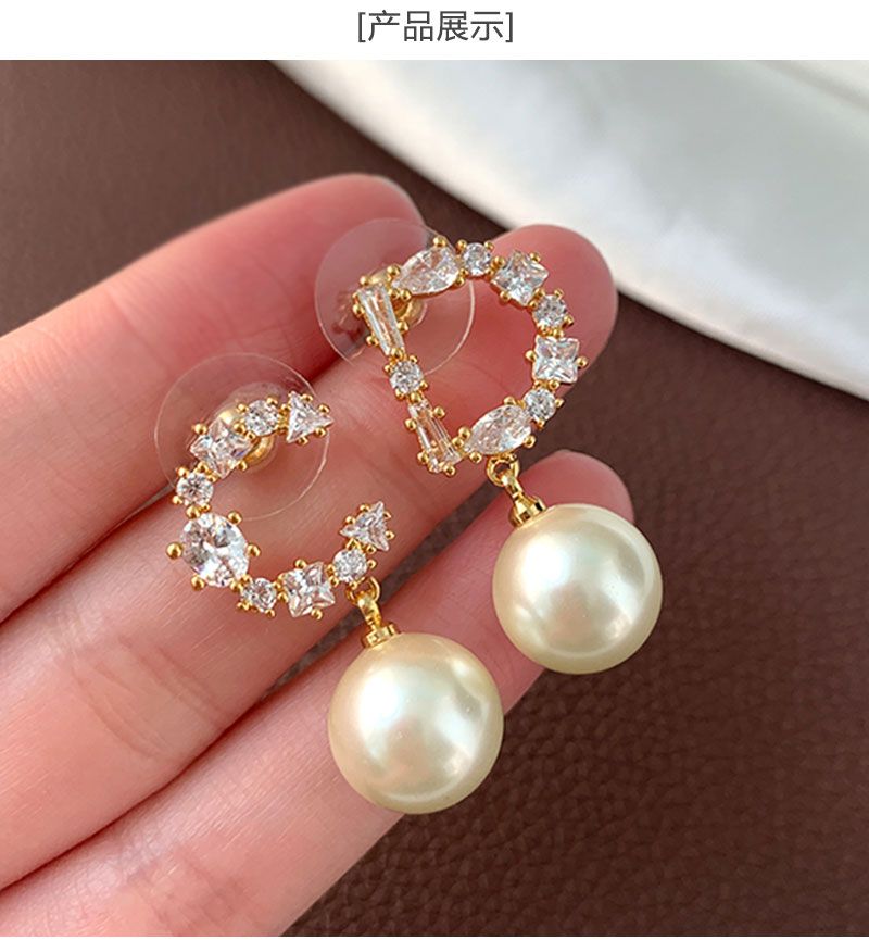 AOMIDIOR女性イヤリング 高級感 気質 精緻 レディーファッション耳飾り CDEH0098