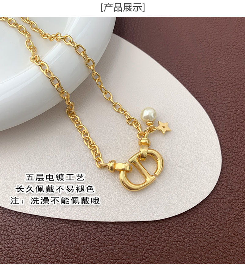 AOMIDIOR 女性ネックレス 高級感 気質 精緻 レディーファッション鎖骨チェーン