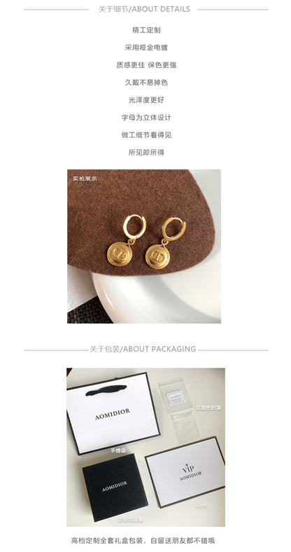 AOMIDIORレディーファッション高級感耳飾り 気質 精緻女性イヤリング EH0103