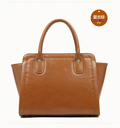 本革レディースバッグ牛革ファッションハンドバッグショルダーバッグレトロトレンドハンドバッグ.カバン