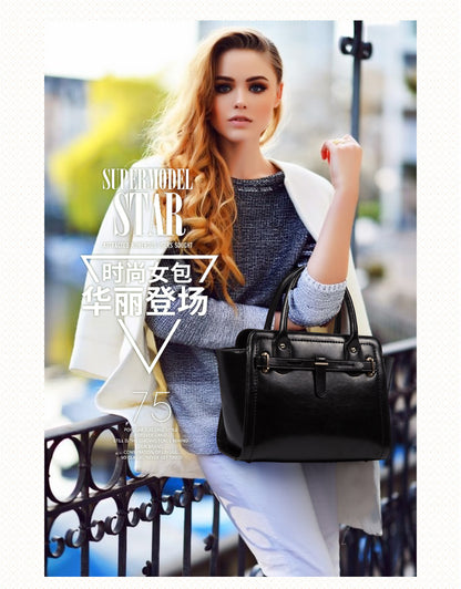 本革レディースバッグ牛革ファッションハンドバッグショルダーバッグレトロトレンドハンドバッグ.カバン