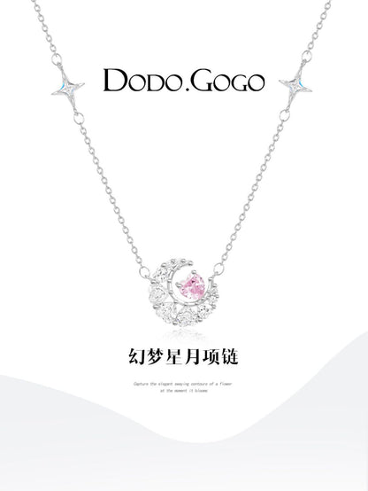 DODOGOGO幻夢星月ネックレス女性贅沢高級感ネックレス2024秋冬新作ネックレス