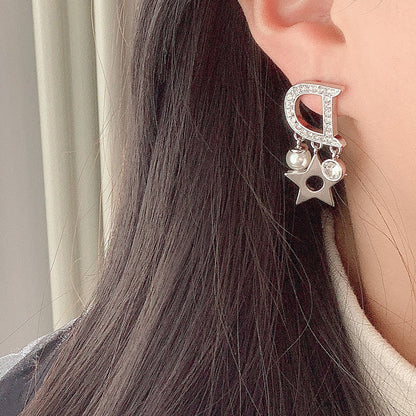 AOMIDIORレディーファッション高級感耳飾り 気質 精緻女性イヤリング EH0119