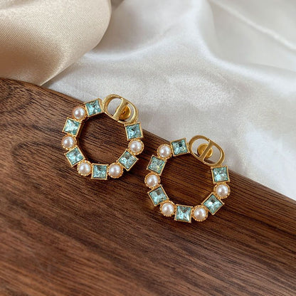 AOMIDIORレディーファッション高級感耳飾り 気質 精緻女性イヤリング EH0091