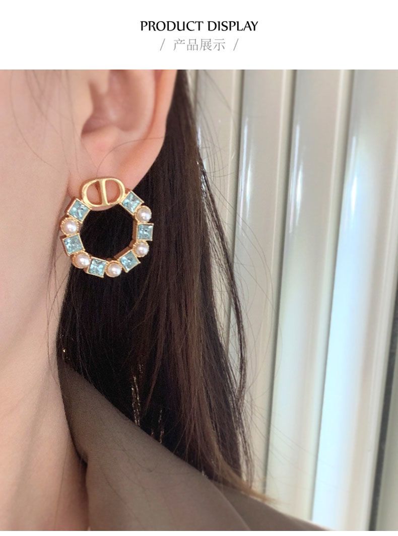 AOMIDIORレディーファッション高級感耳飾り 気質 精緻女性イヤリング EH0091