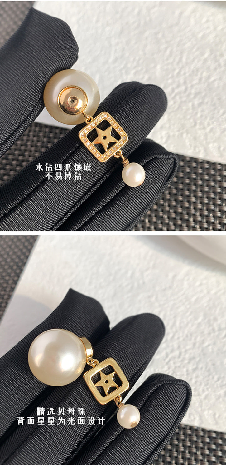 AOMIDIORレディーファッション高級感耳飾り 気質 精緻女性イヤリング EH0145