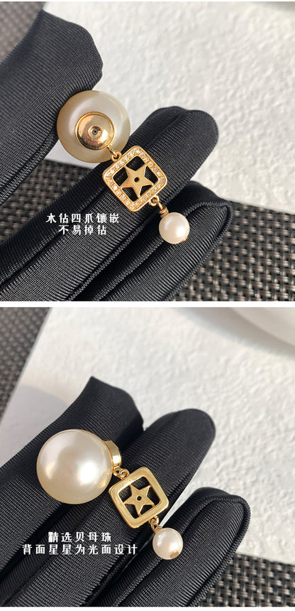 AOMIDIORレディーファッション高級感耳飾り 気質 精緻女性イヤリング EH0145