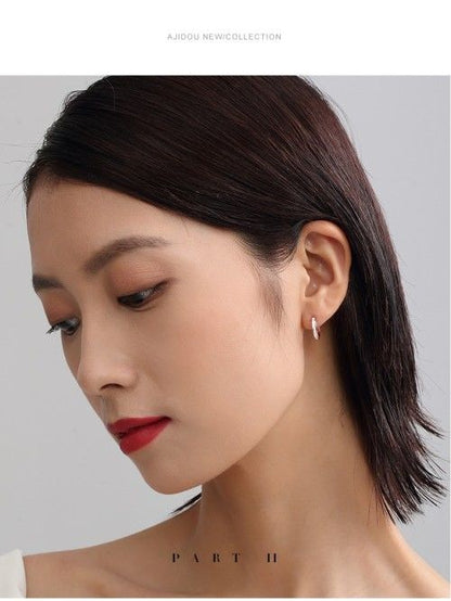 AJIDOU シンプルリングファッション女性イヤリング贈り物
