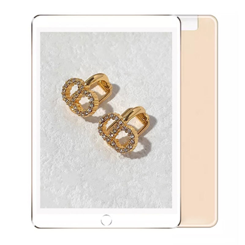 AOMIDIOR女性イヤリング イヤークリップ 高級感 気質 精緻 レディーファッション耳飾り CDEH0107