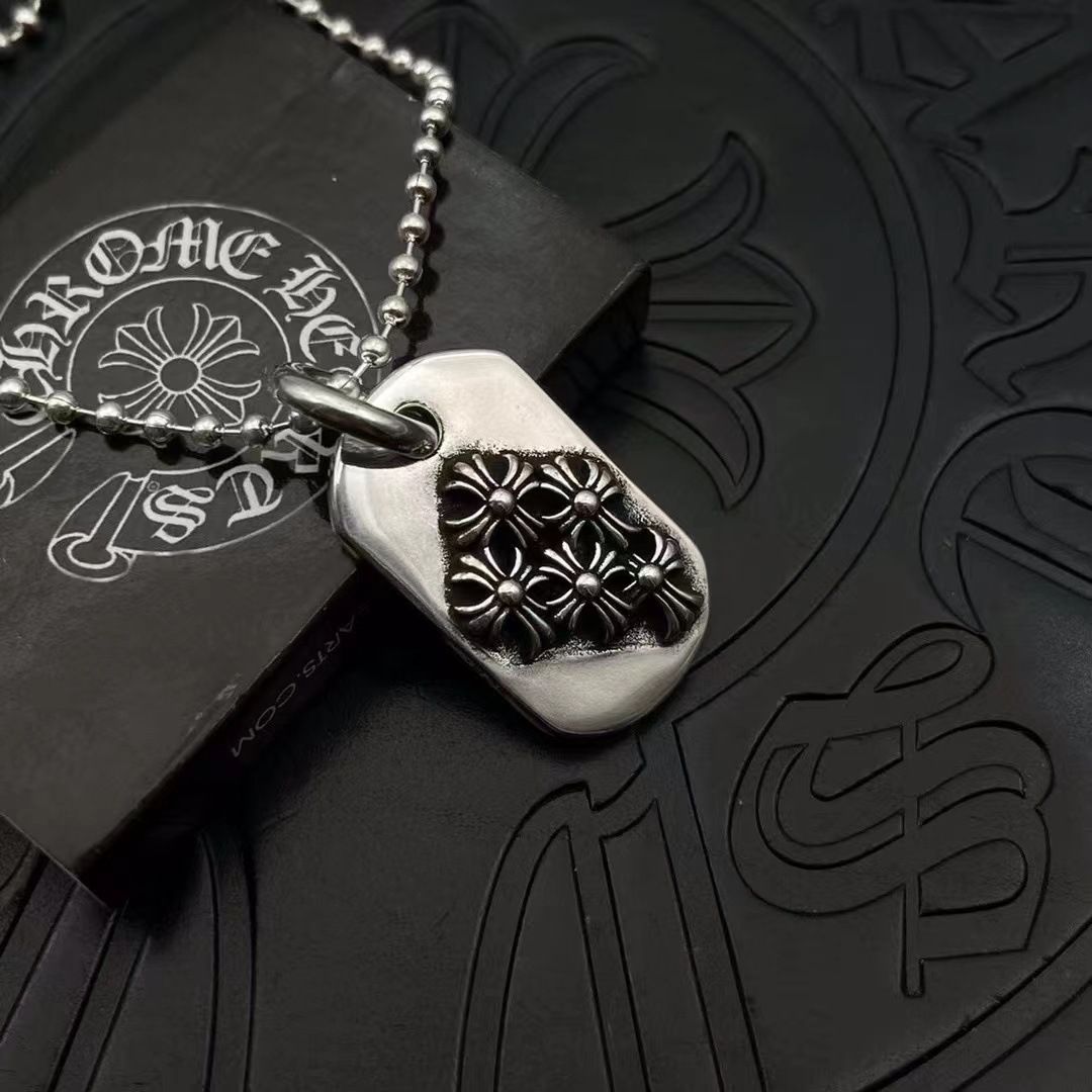 Chrome Hearts 人気ファッションアクセサリーヒップホップレトロセーターチェーン男女 ネックレス