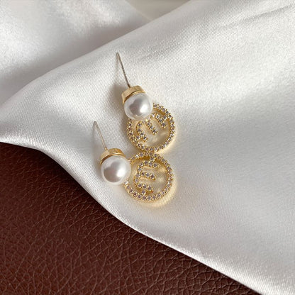 AOMIDIORレディーファッション高級感耳飾り 気質 精緻女性イヤリング EH0100