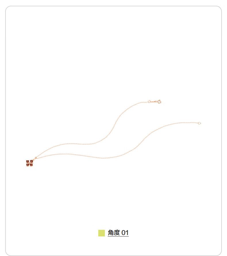 AJIDOUシンプル上品女性ファッションネックレス贈り物