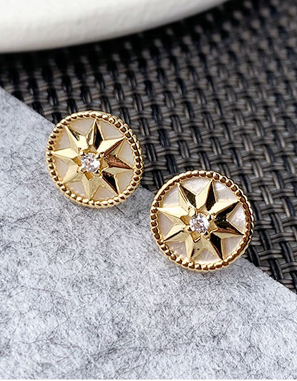 AOMIDIORレディーファッション高級感耳飾り 気質 精緻女性イヤリング EH0097