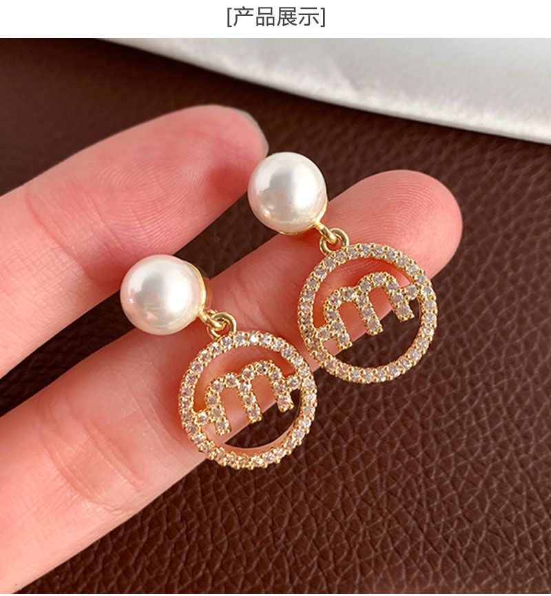 AOMIDIORレディーファッション高級感耳飾り 気質 精緻女性イヤリング EH0100